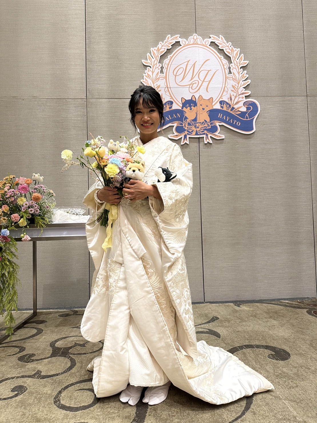 弊社（SHIN LINE PACIFIC CO., LTD.）社員のジェイちゃんが結婚致しました！