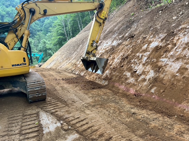 山形県東田川郡庄内町内　工事施工状況